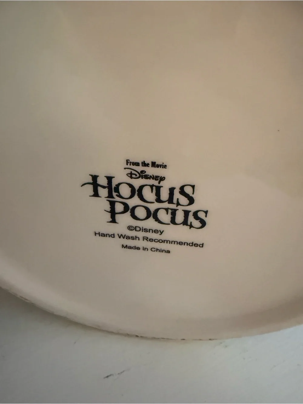 Disney Hocus Pocus Cream Ceramic Collectible Canister